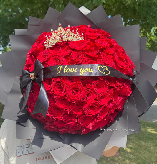 100 Red Roses Luxury Bouquet